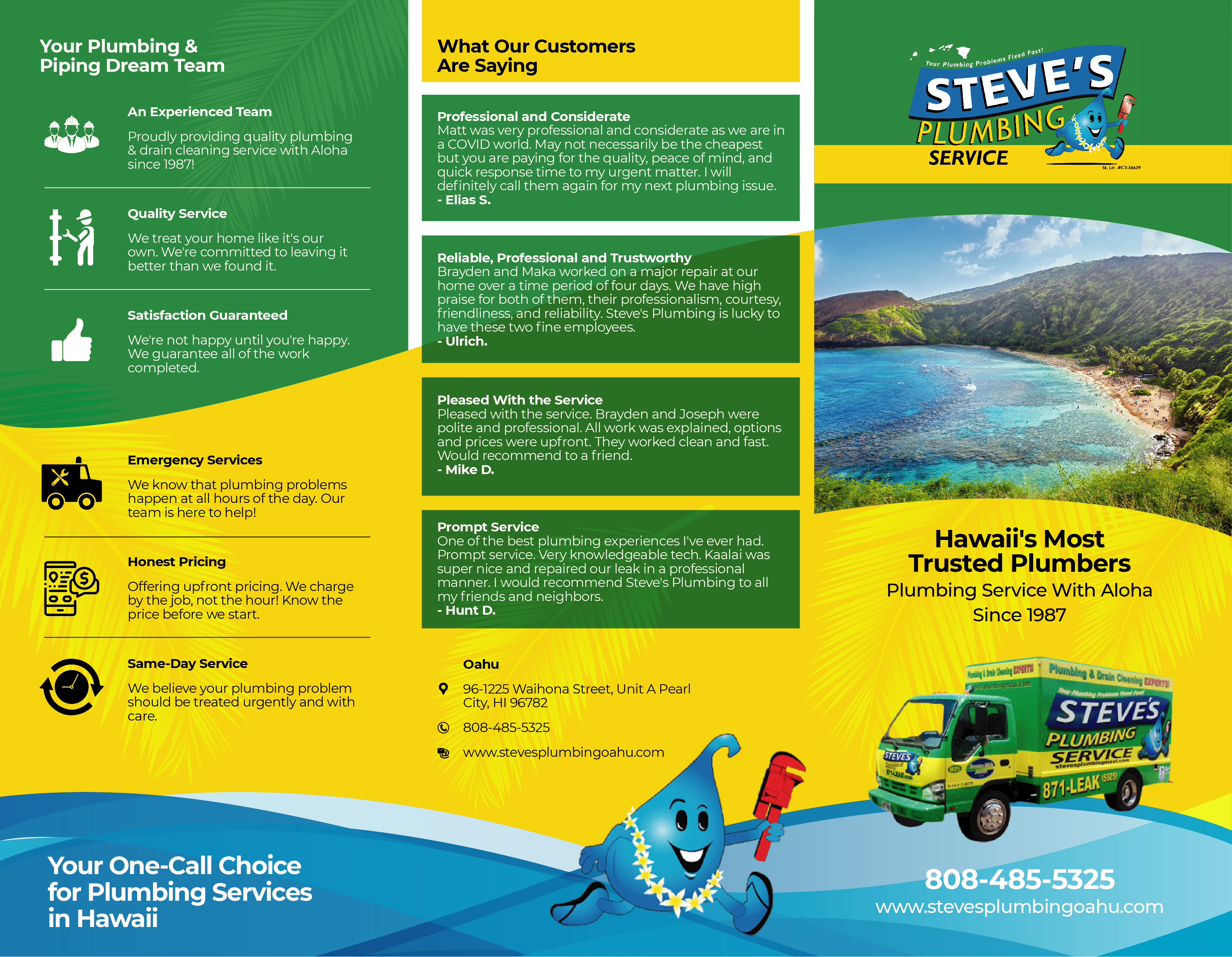 Flyer Design by LeavingImpression for Steve's Plumbing Service | Design #25562397