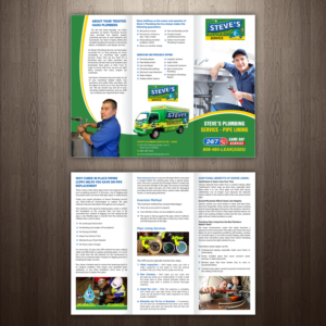 Steve Plumbing Service - Pipe Lining | Flyer Design by GraphicsGuru