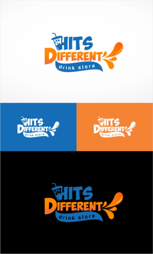 Hits Different | Logo Design by Robby SC