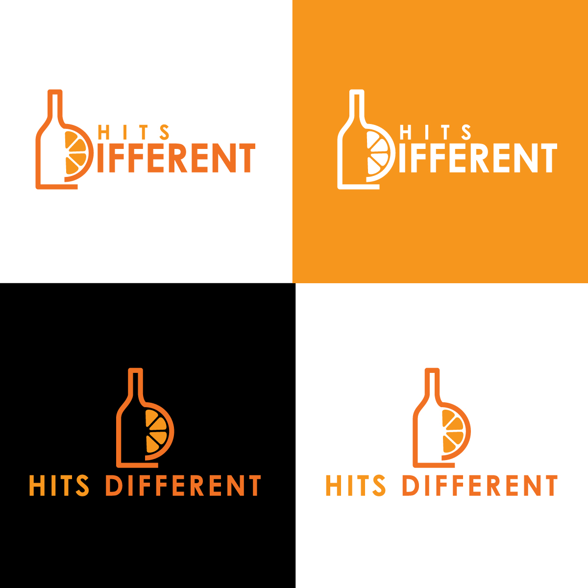 Logo Design by Graphic Bricks for Hits Different | Design #25550714