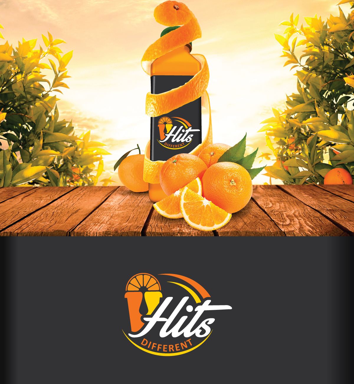 Logo Design by FourtuneDesign for Hits Different | Design #25549346