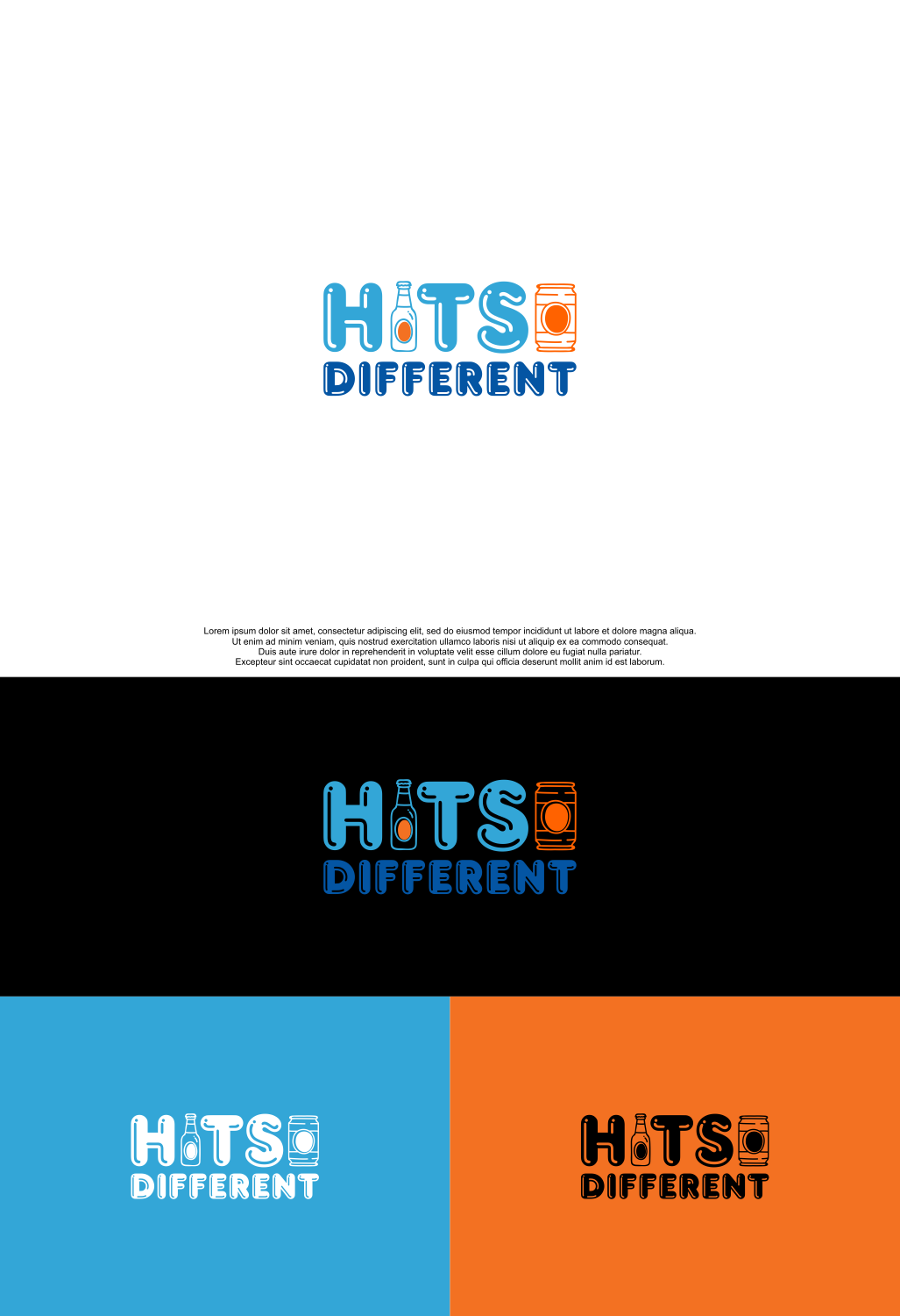 Diseño de Logo por siti MWDesign para Hits Different | Diseño #25563104