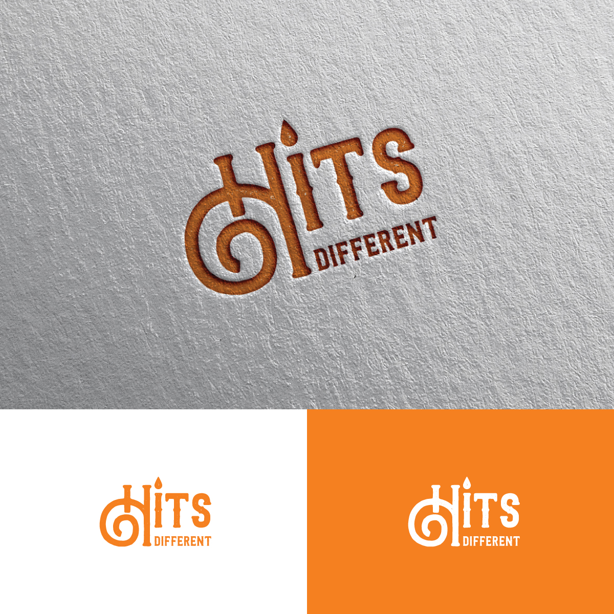 Logo Design by Rii for Hits Different | Design #25546674