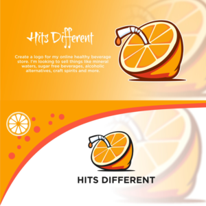 Hits Different | Logo Design by M 8