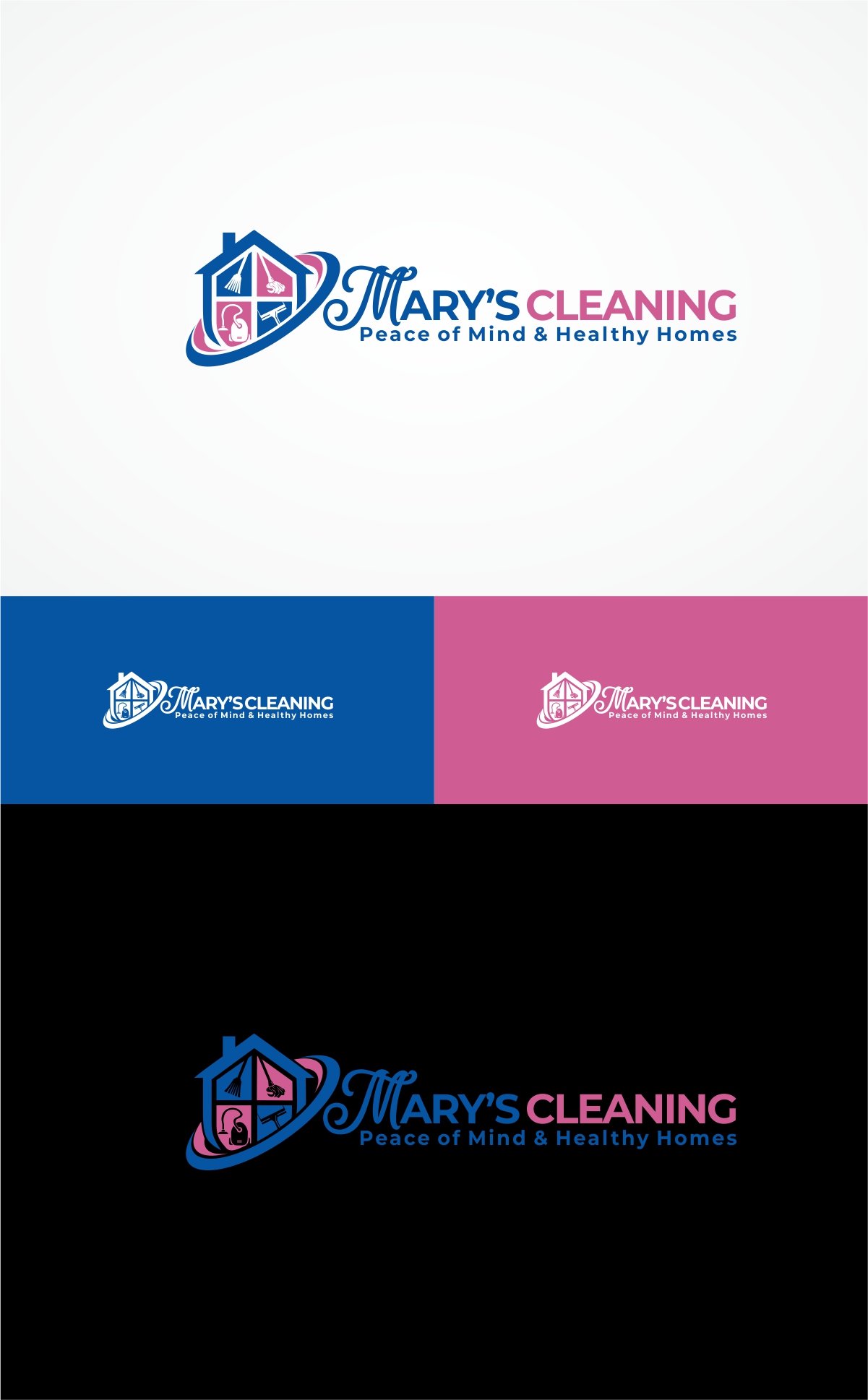Logo-Design von Robby SC für Mary's Cleaning | Design #25545194