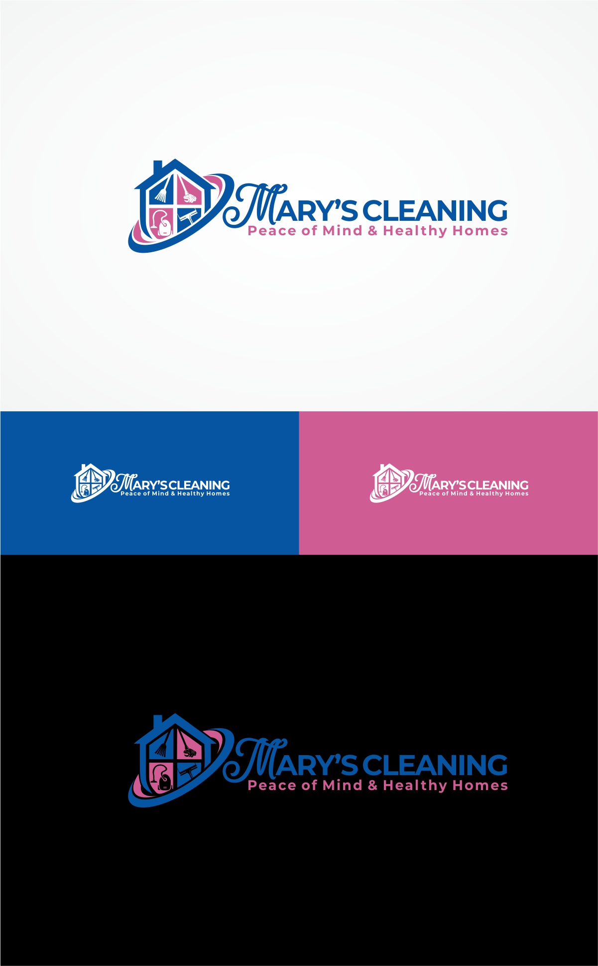 Logo-Design von Robby SC für Mary's Cleaning | Design #25548326