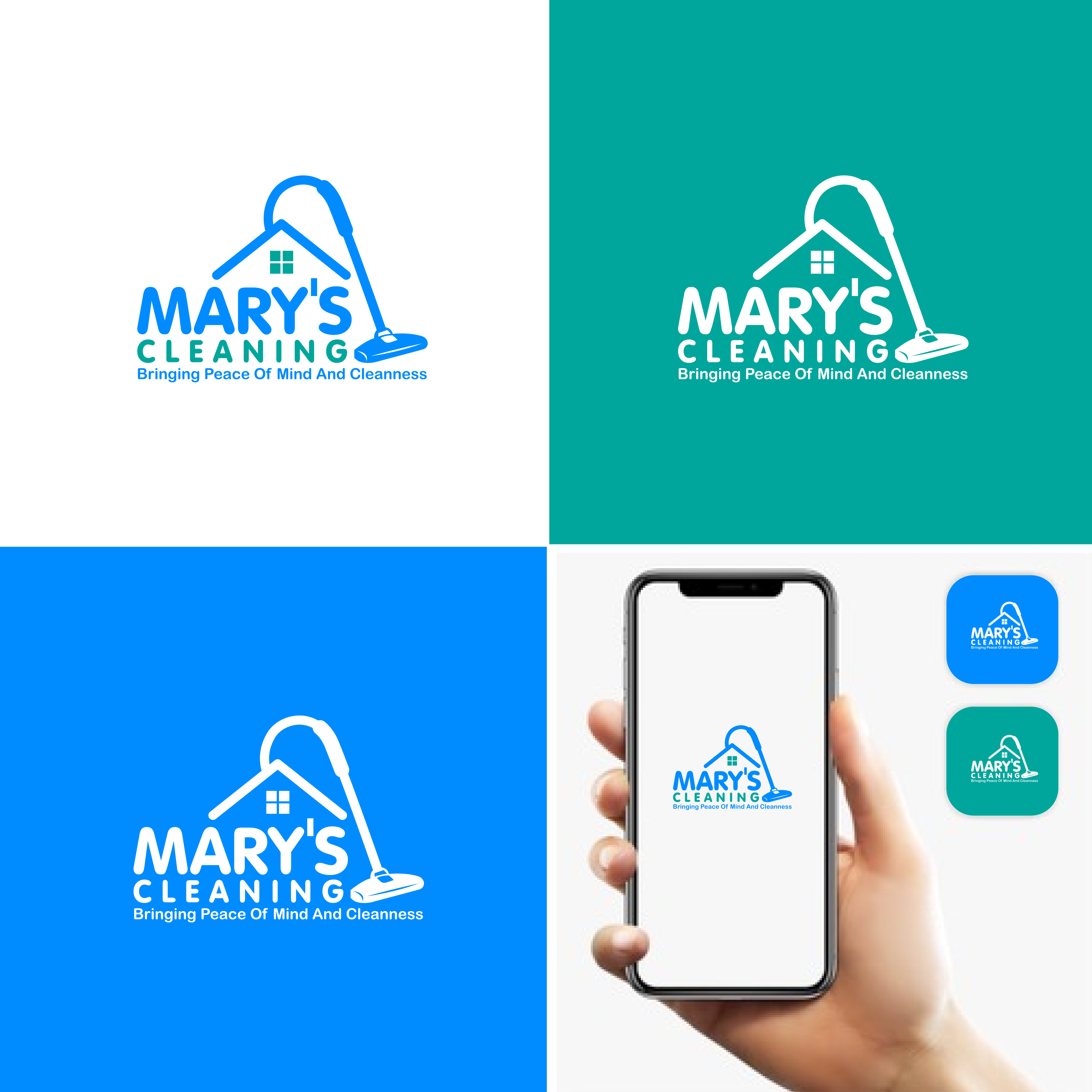 Logo Design by webeezine for Mary's Cleaning | Design #25543357