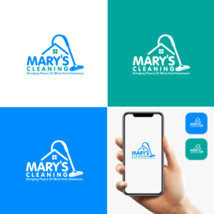 Logo Design by webeezine for Mary's Cleaning | Design: #25543357