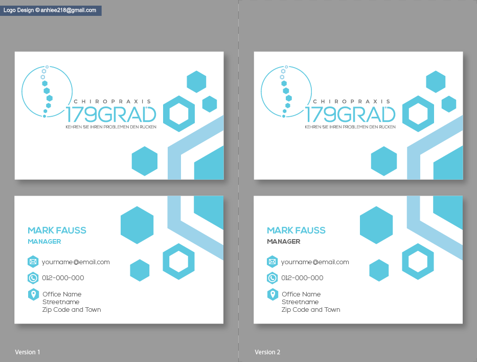 Business Card Design by Anhlee for this project | Design #25596125