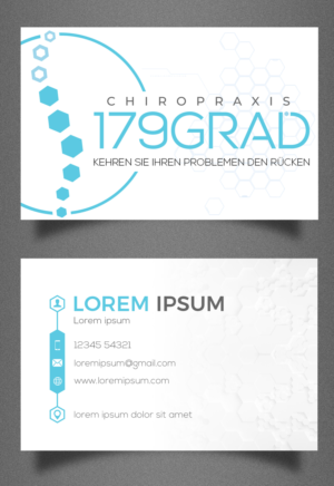 Renowned Chiropractic Clinic needs unique and professional business card | Business Card Design by SAI DESIGNS