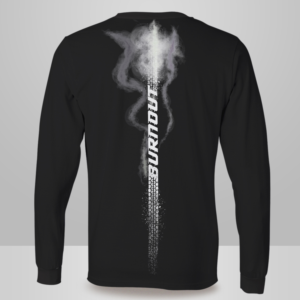 Burnout long sleeve full die sublimation spine burnout. | Diseño de Camiseta por Kero
