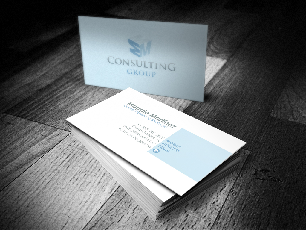 Business Card Design by Cyanide Design for MMM Consulting Group | Design #3050212