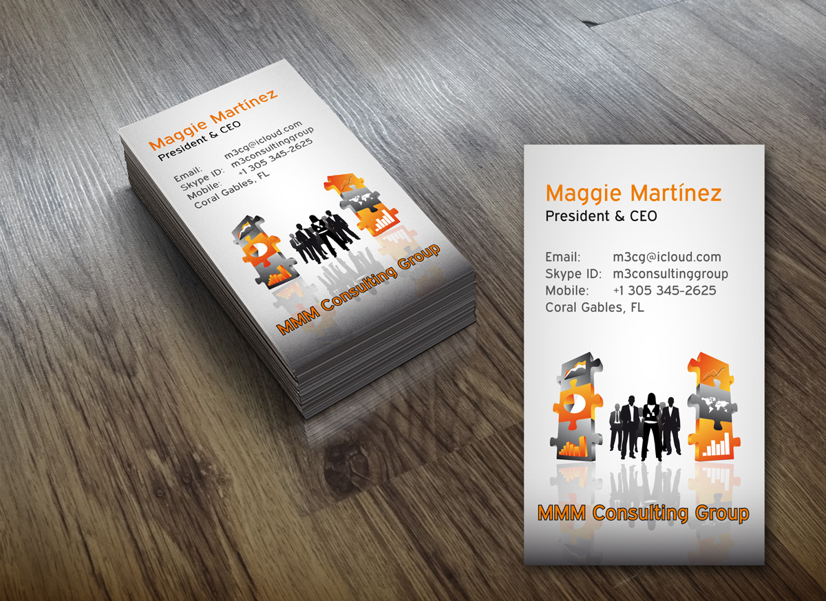 Diseño de Tarjeta de Presentación por Prepress-Nogaj para MMM Consulting Group | Diseño #3034071