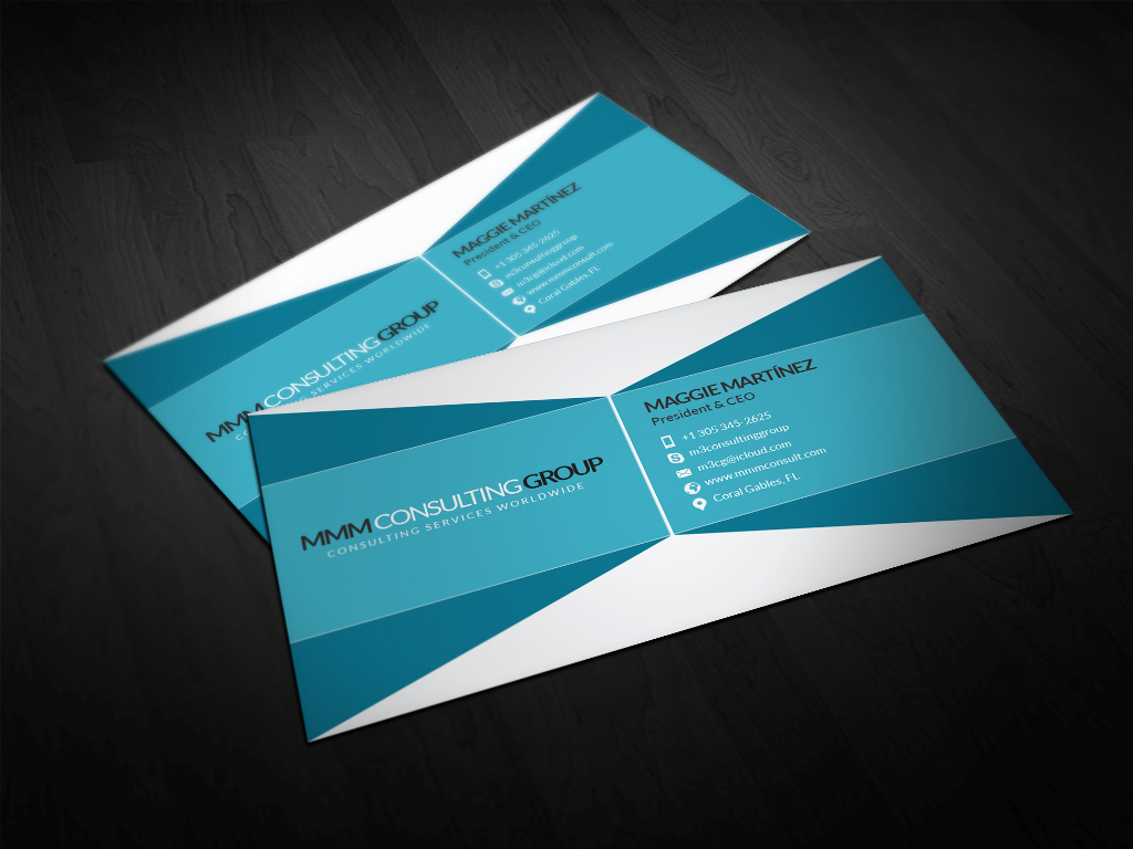 Business Card Design by Tadah Designer for MMM Consulting Group | Design #3036775