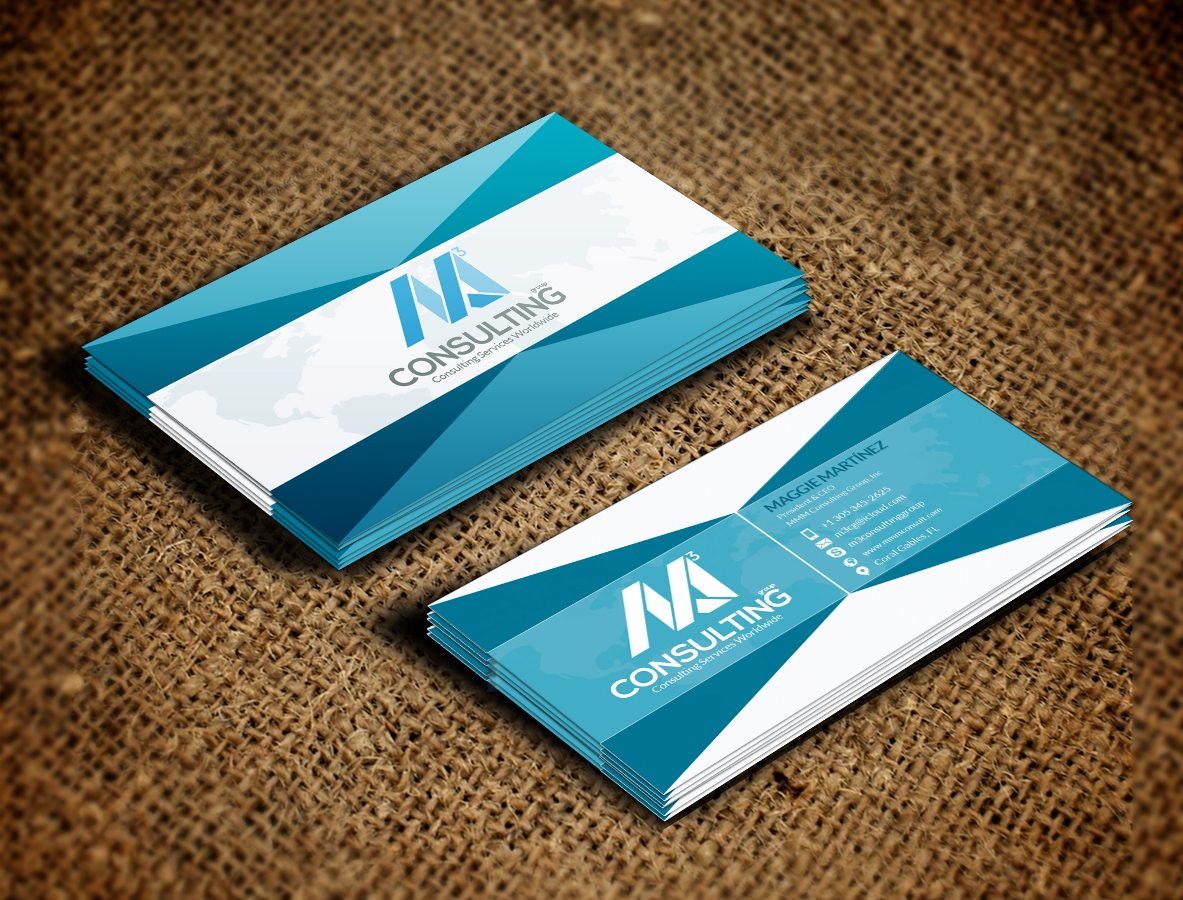 Business Card Design by Tadah Designer for MMM Consulting Group | Design #3057609
