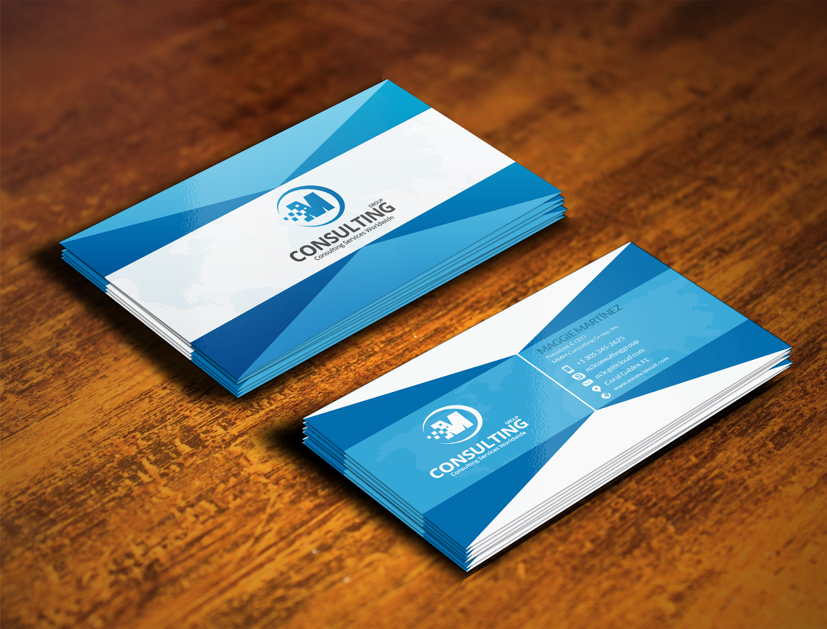 Business Card Design by Tadah Designer for MMM Consulting Group | Design #3176202