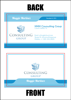 Business Card Design by IronicDesigns for MMM Consulting Group | Design #3051184