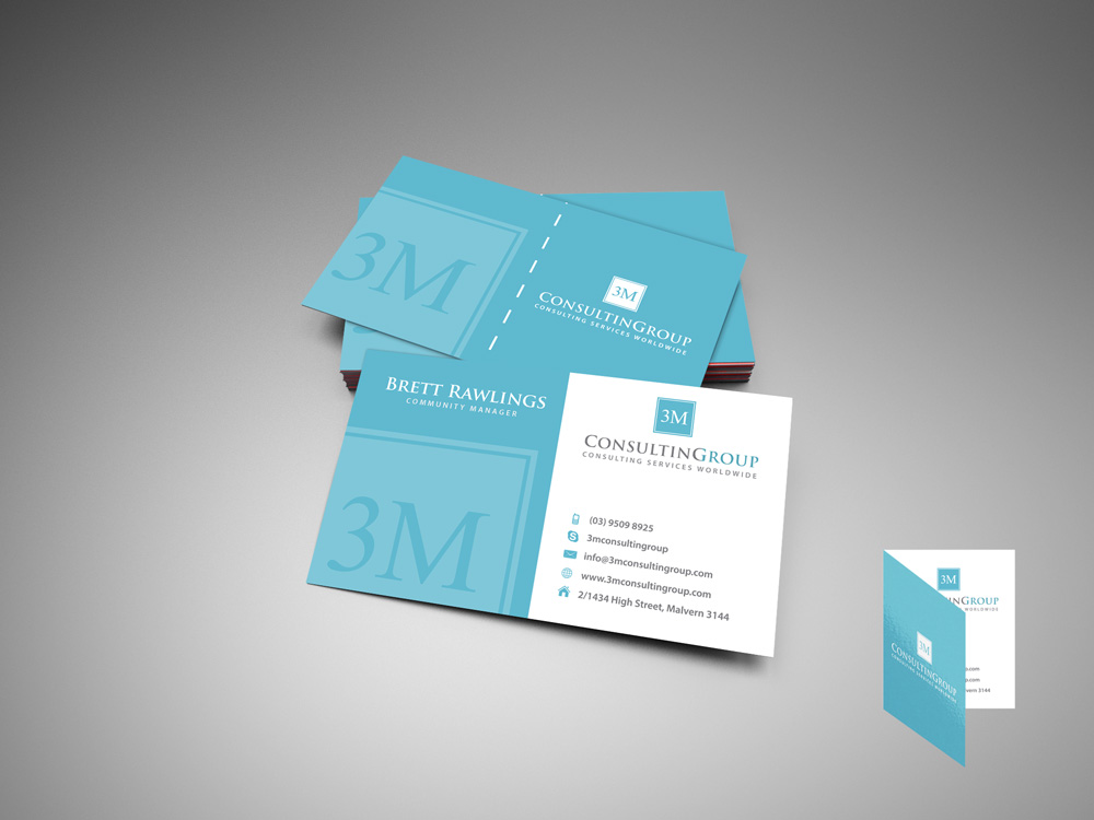 Business Card Design by madeli for MMM Consulting Group | Design #3351621