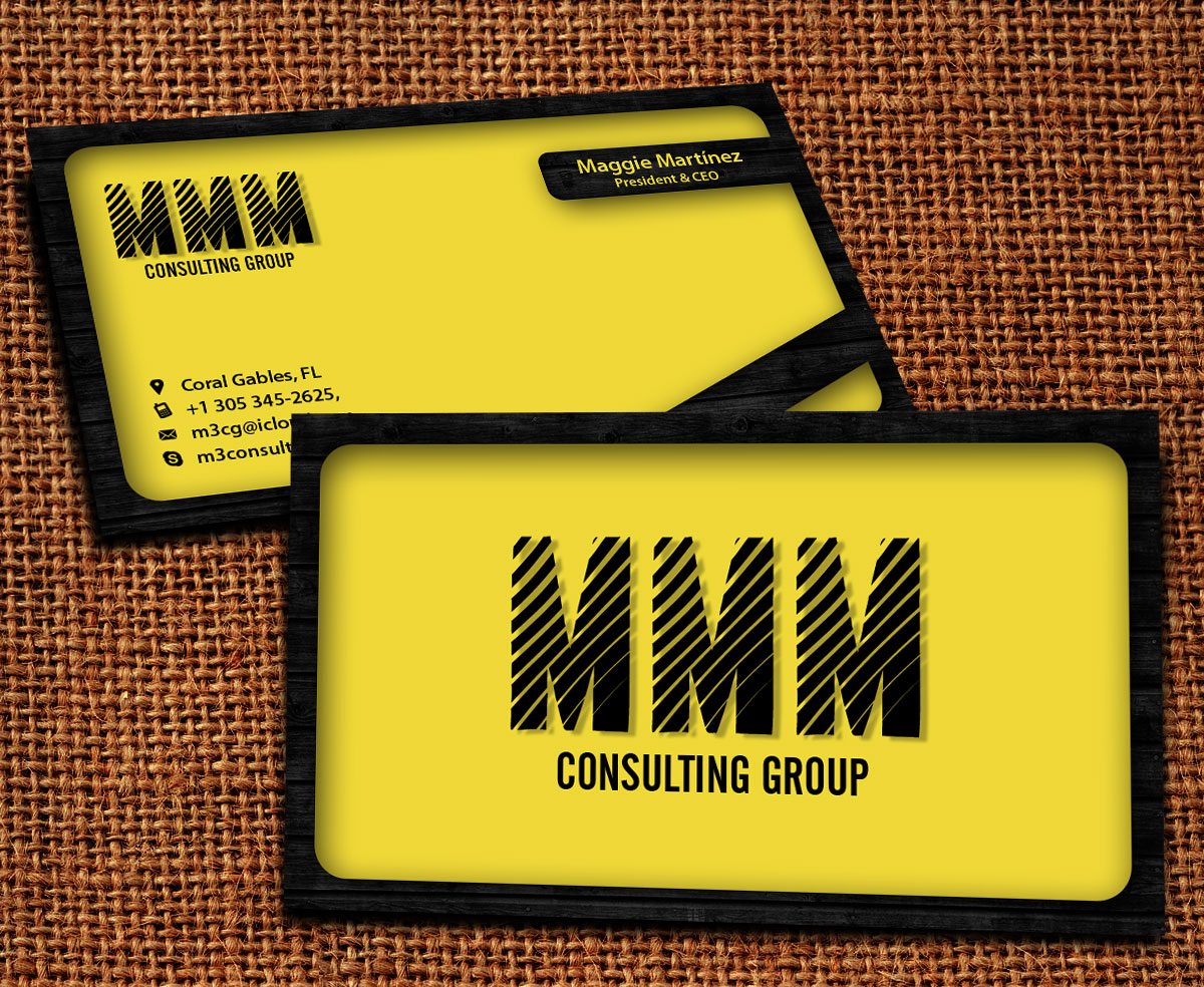 Design de Carte de Visite par Akwebdesigner pour MMM Consulting Group | Design #3036625