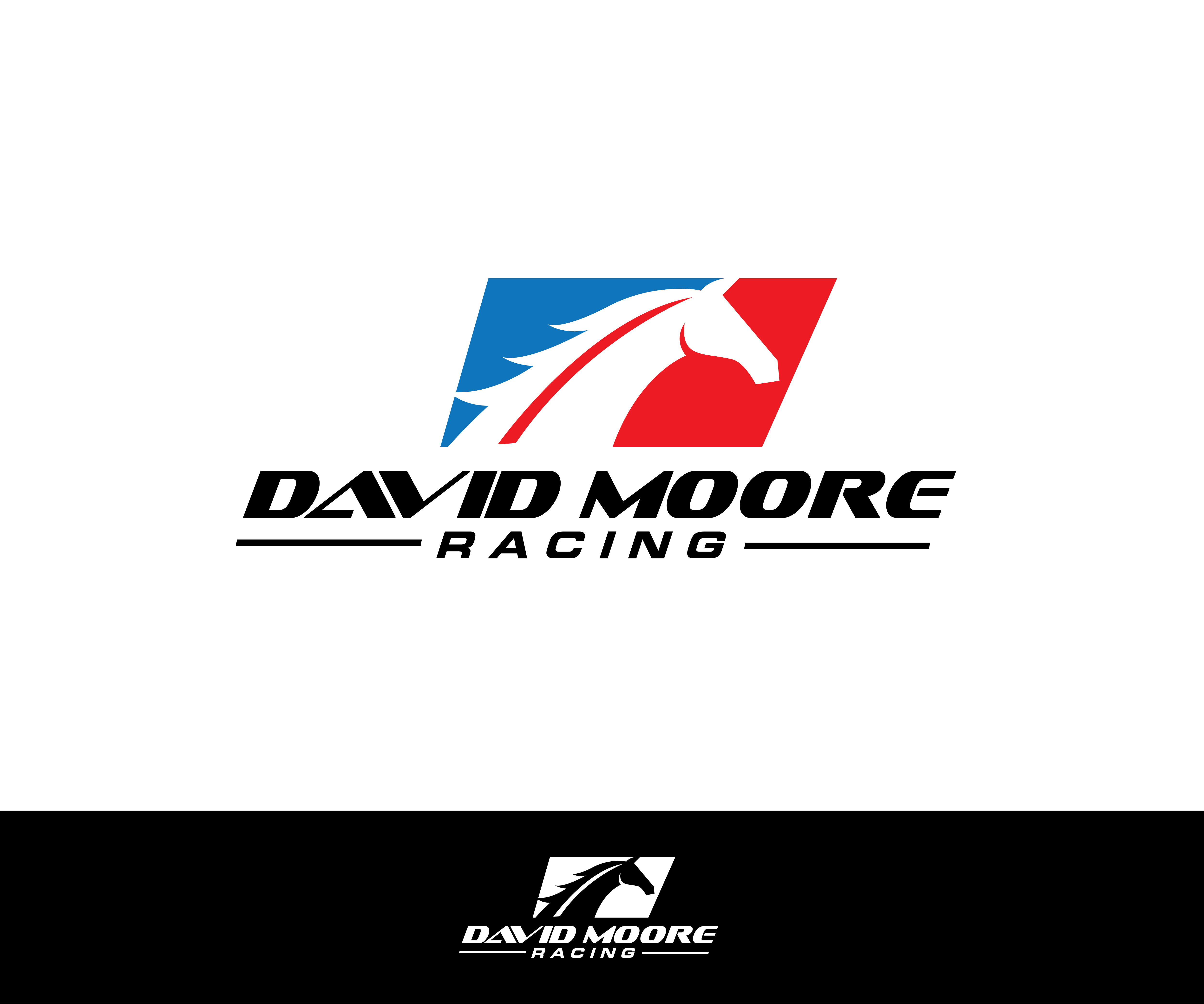 Logo Design by renderman for David Moore RACING | Design #25532263