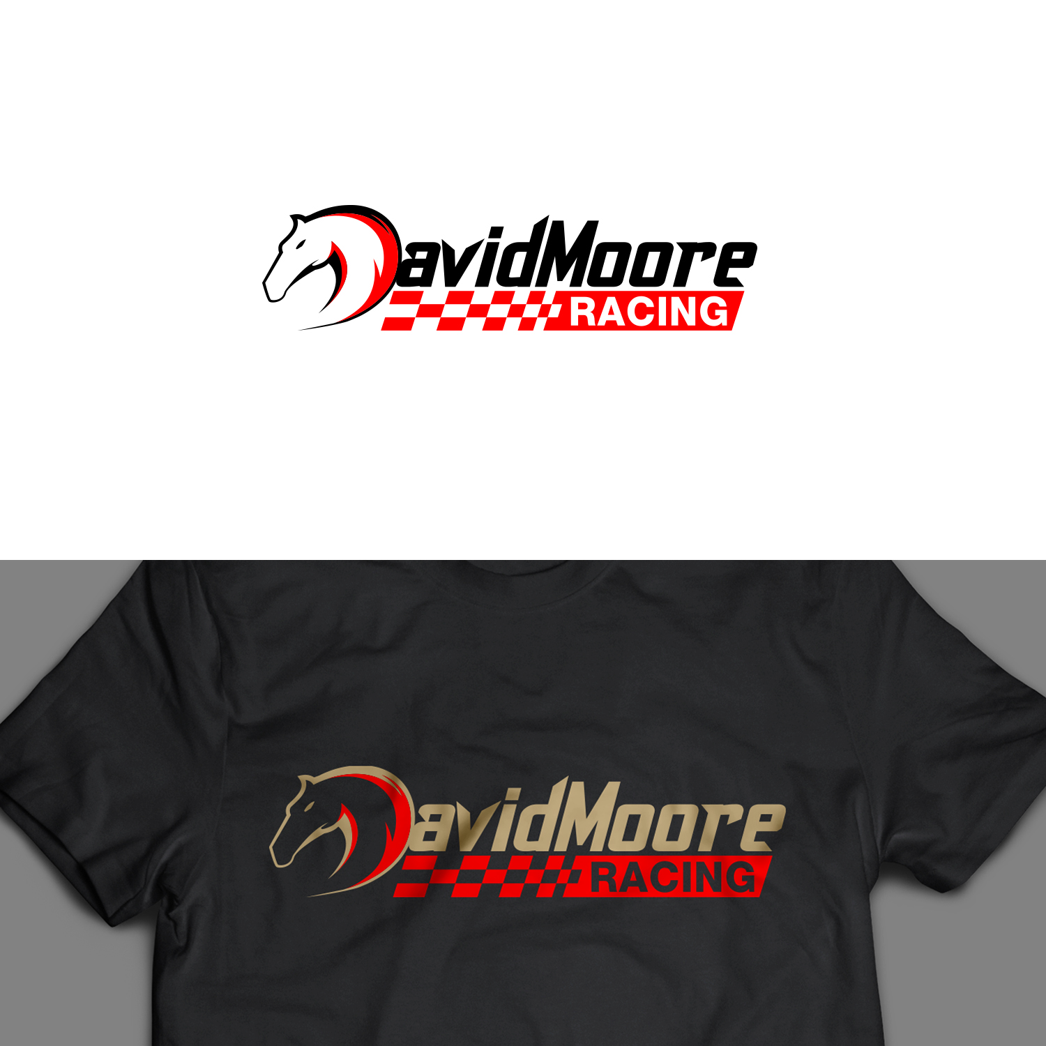 Diseño de Logo por S. Shin para David Moore RACING | Diseño #25529595