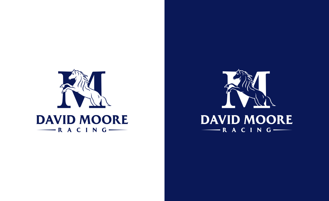 Logo Design by DoMadic for David Moore RACING | Design #25534121