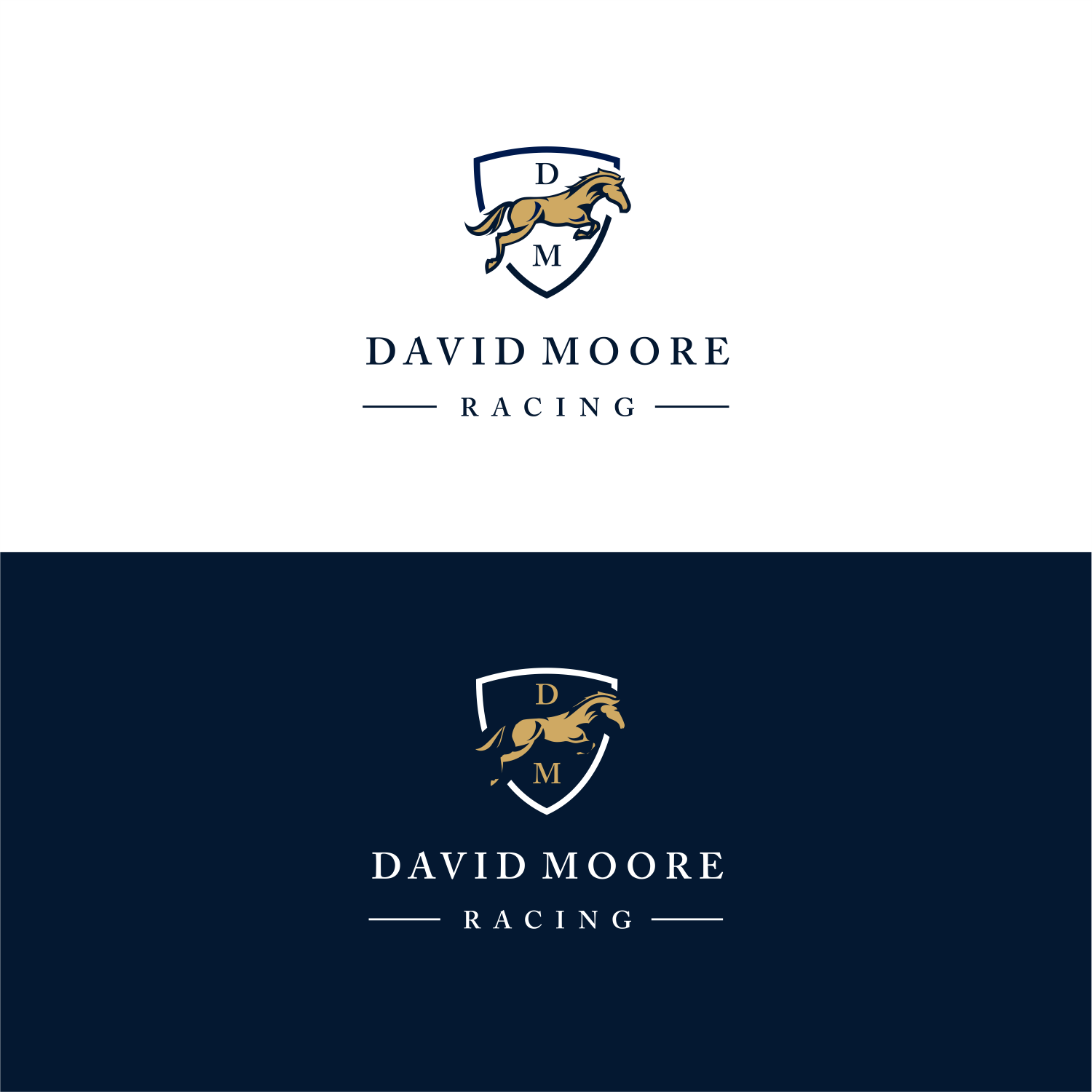 Logo Design by ThiagoB for David Moore RACING | Design #25538320