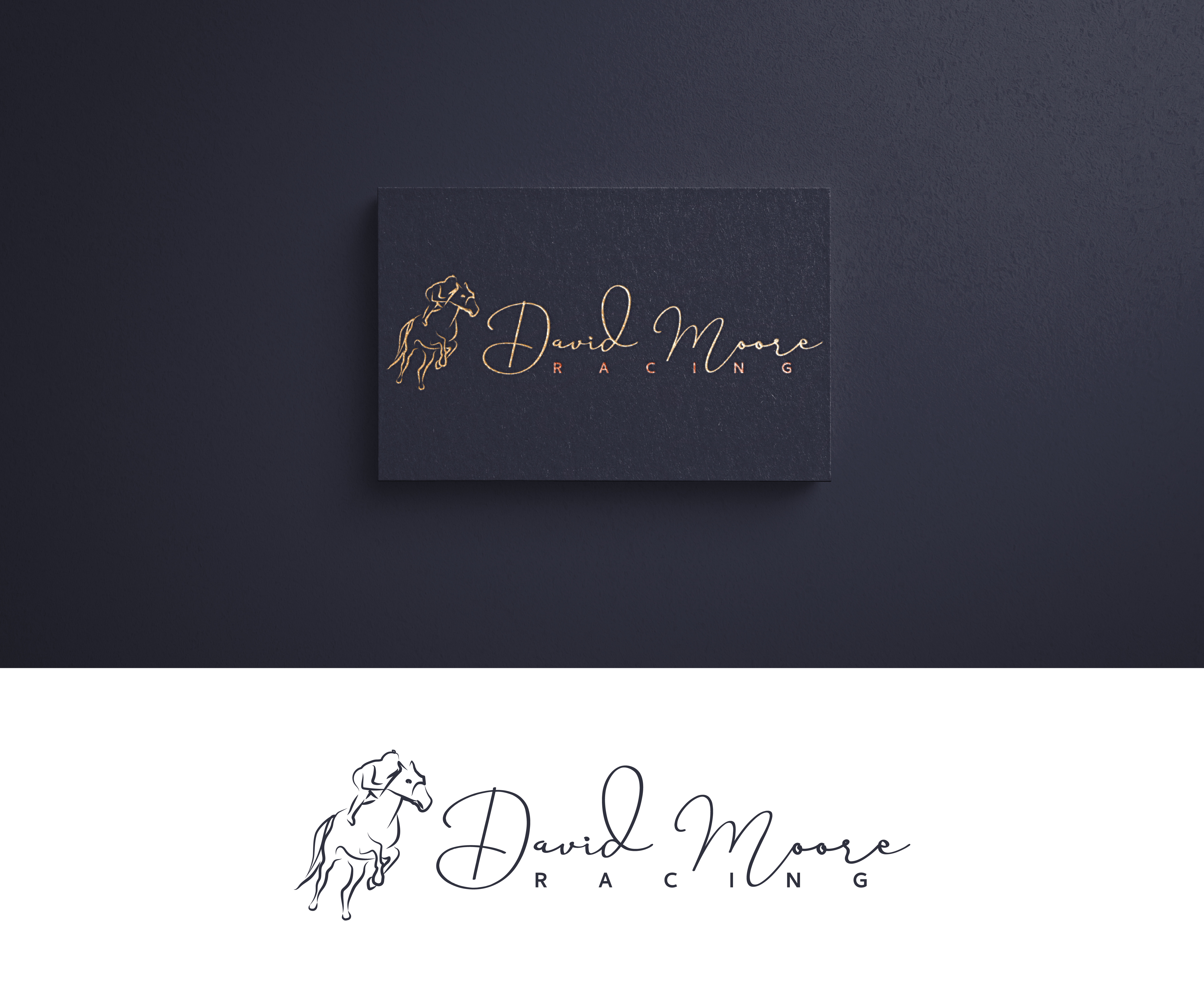 Diseño de Logo por Evgeniya Diatlovskaya para David Moore RACING | Diseño #25529637
