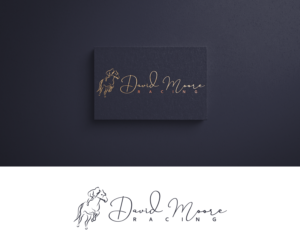 Logo Design by Evgeniya Diatlovskaya for David Moore RACING | Design #25529637