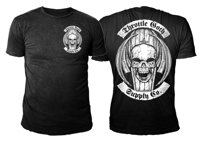Diseño de Camiseta por Bayu_susilo para Throttle Goth Supply Co. | Diseño #25529560