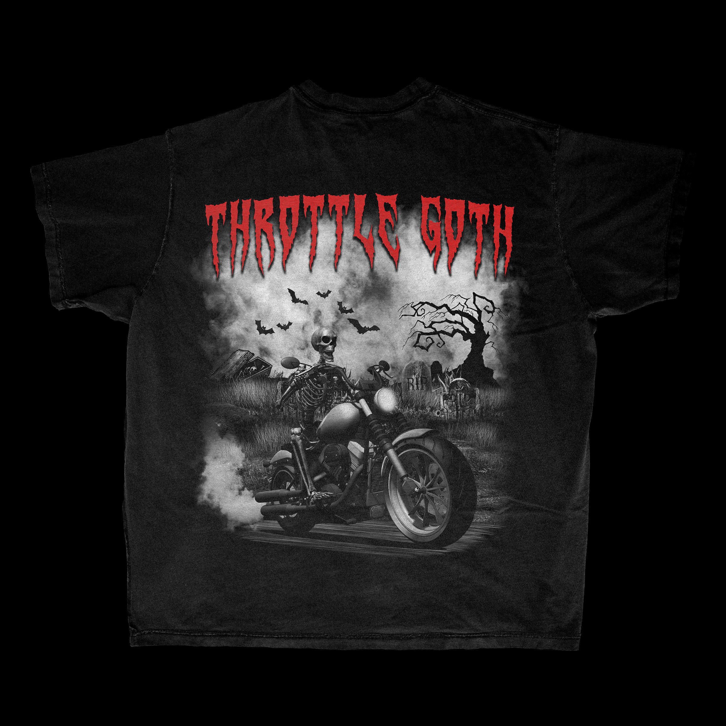 T-shirt Design by el_shekoo7 for Throttle Goth Supply Co. | Design #25540848