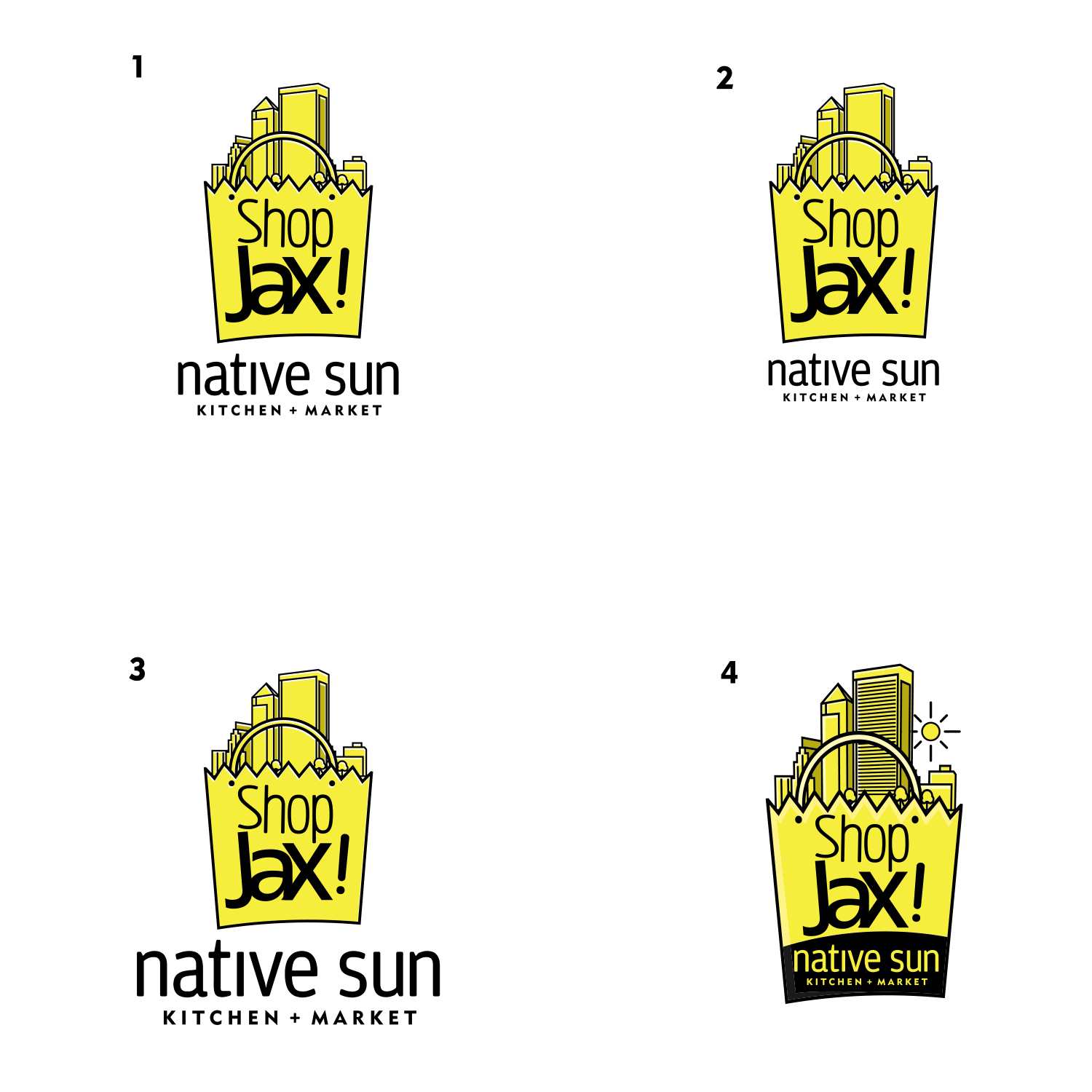Diseño de Logo por GenArt para Native Sun Natural Foods Markets | Diseño #25534627