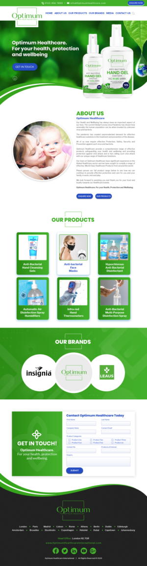 Wordpress Design by SAI DESIGNS for Optimum Solar International | Design: #25720533