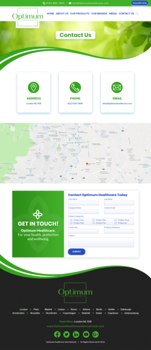 Wordpress Design by SAI DESIGNS for Optimum Solar International | Design: #25736245