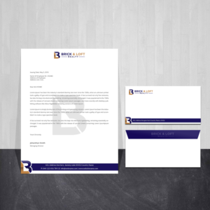 Diseño de Papelería por Creations Box 2015 para FlatRock Royalties  | Diseño: #25573646