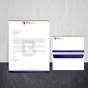 Diseño de Papelería por Creations Box 2015 para FlatRock Royalties  | Diseño: #25573655