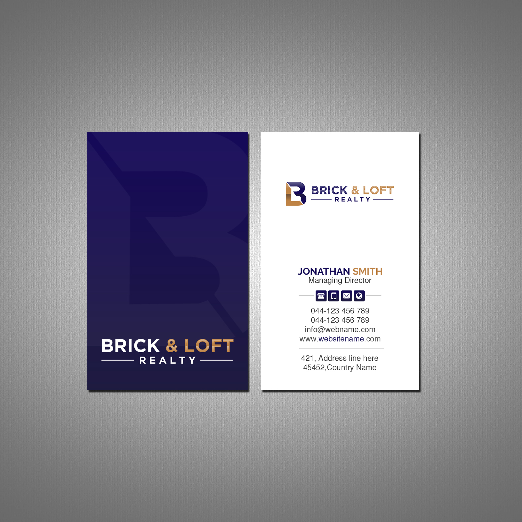 Stationery Design by Creations Box 2015 for FlatRock Royalties  | Design #25576226