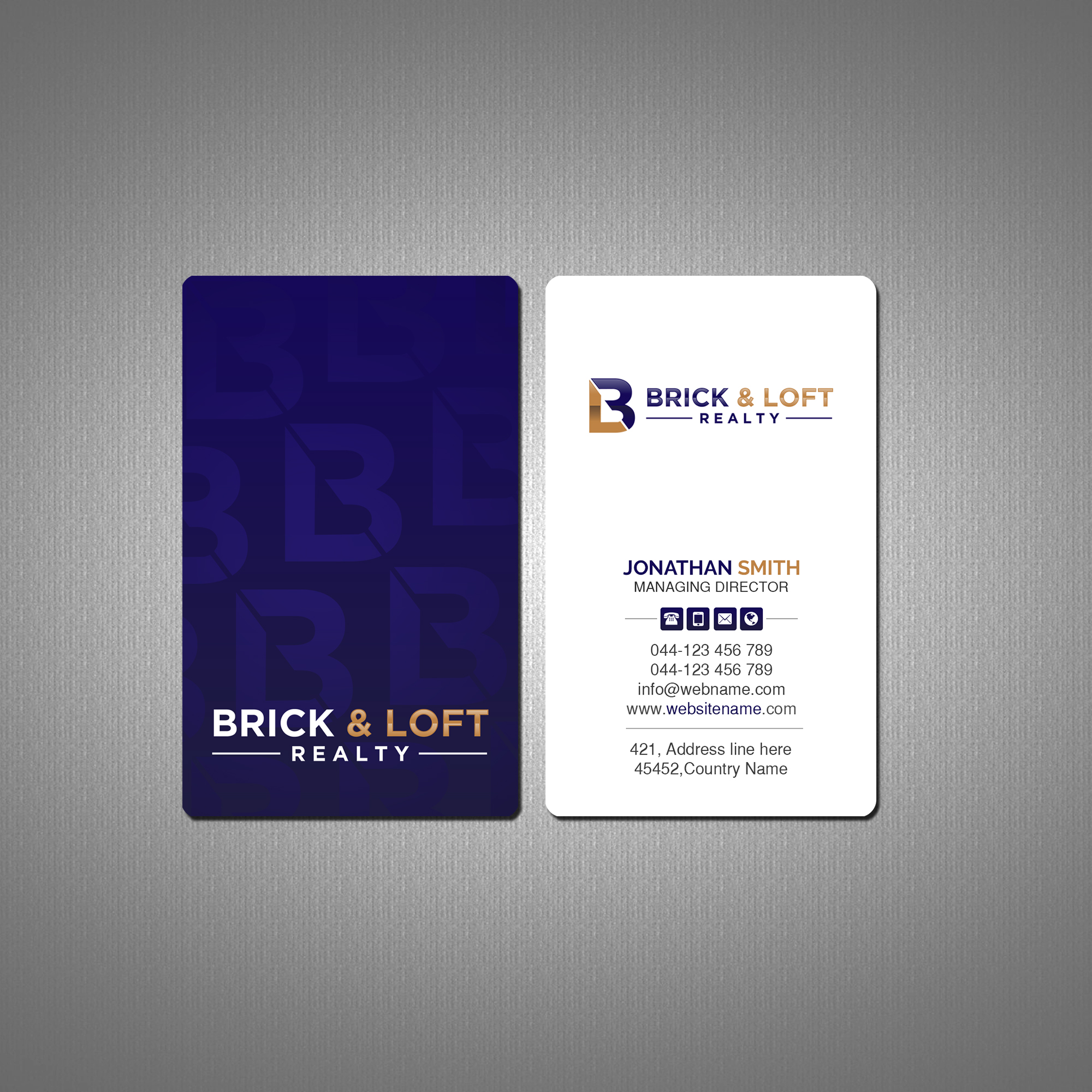 Stationery Design by Creations Box 2015 for FlatRock Royalties  | Design #25576227