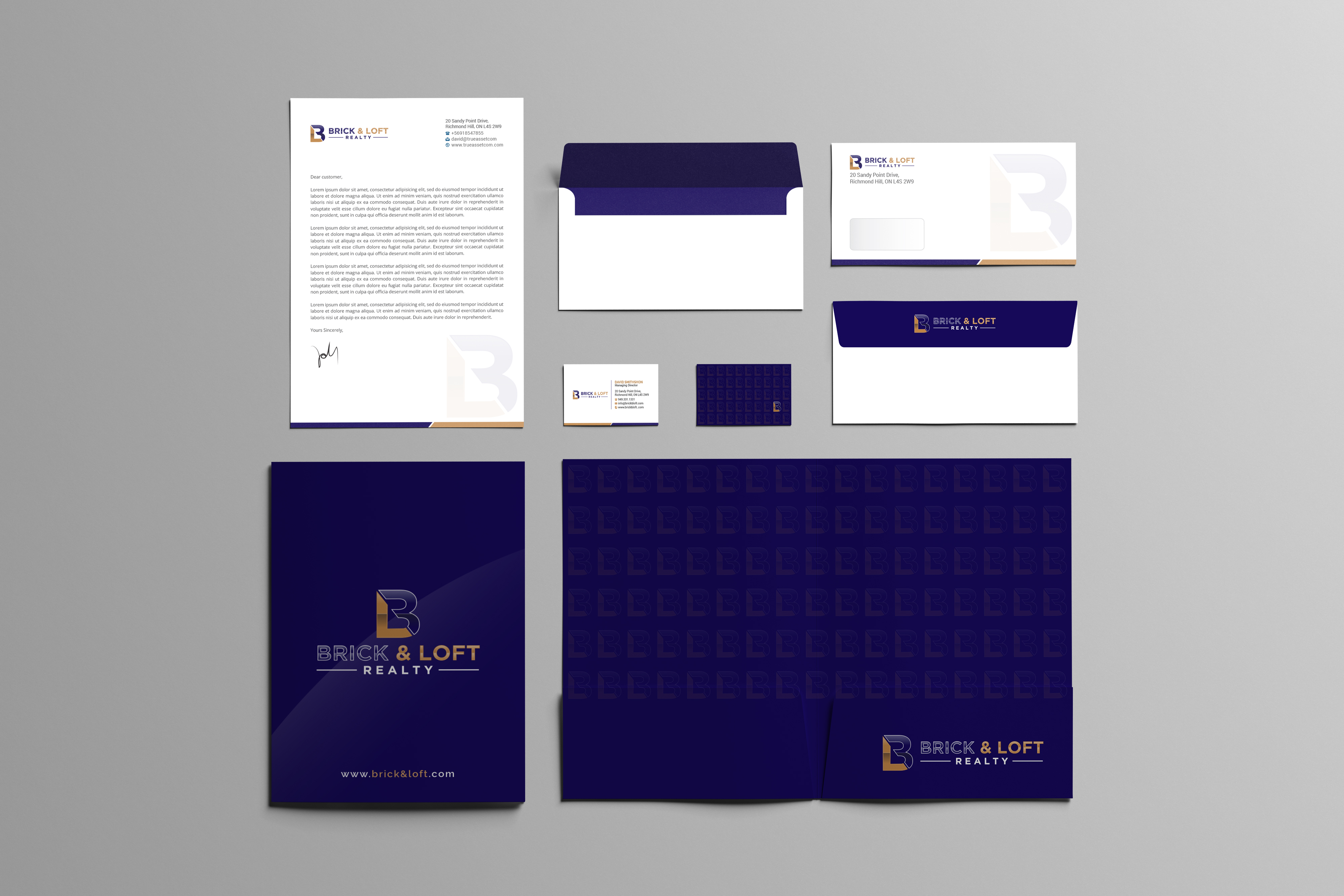 Stationery Design by R.design for FlatRock Royalties  | Design #25559125