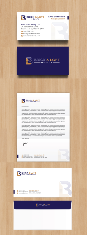 Stationery Design by R.design for FlatRock Royalties  | Design: #25560411