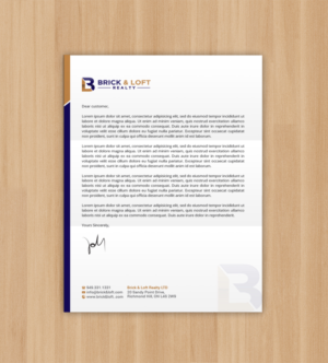 Stationery Design by R.design for FlatRock Royalties  | Design: #25561277