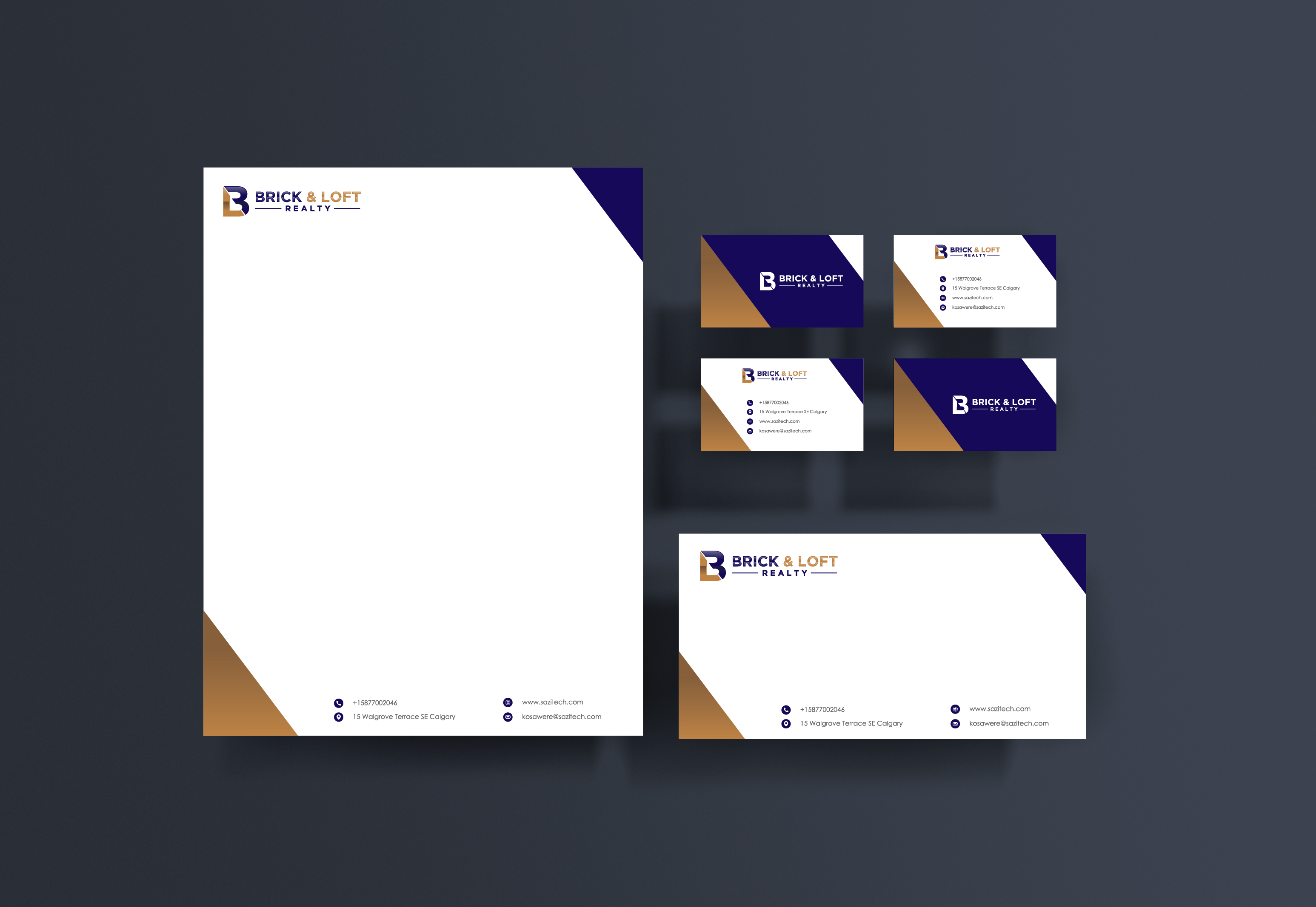 Stationery Design by Shahzad.Designs for FlatRock Royalties  | Design #25542411