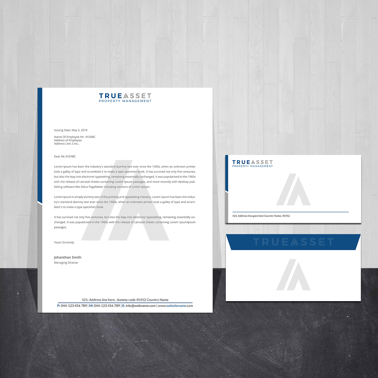 Stationery Design by Creations Box 2015 for FlatRock Royalties  | Design #25573144