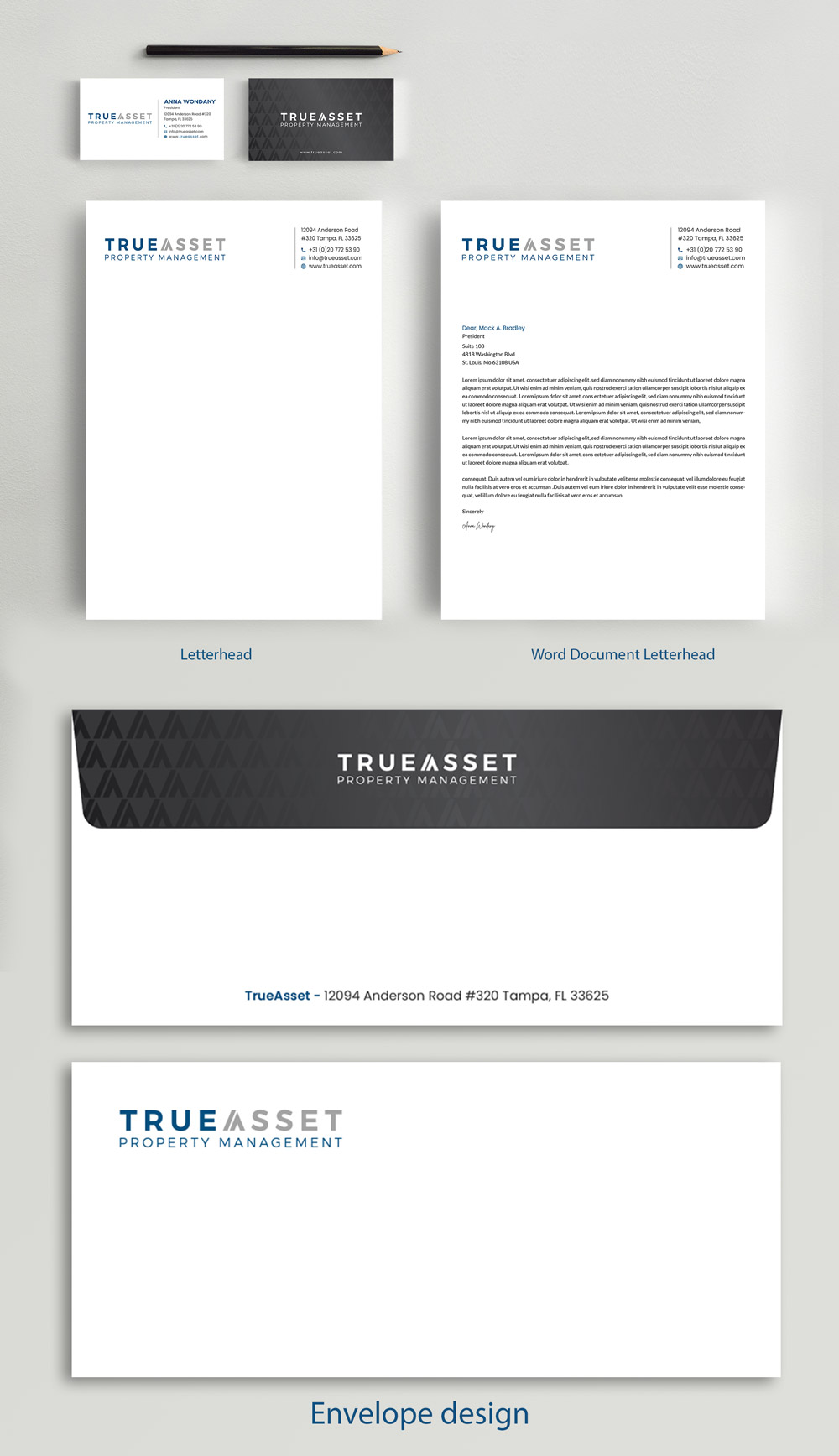Stationery Design by alex_etel for FlatRock Royalties  | Design #25545879