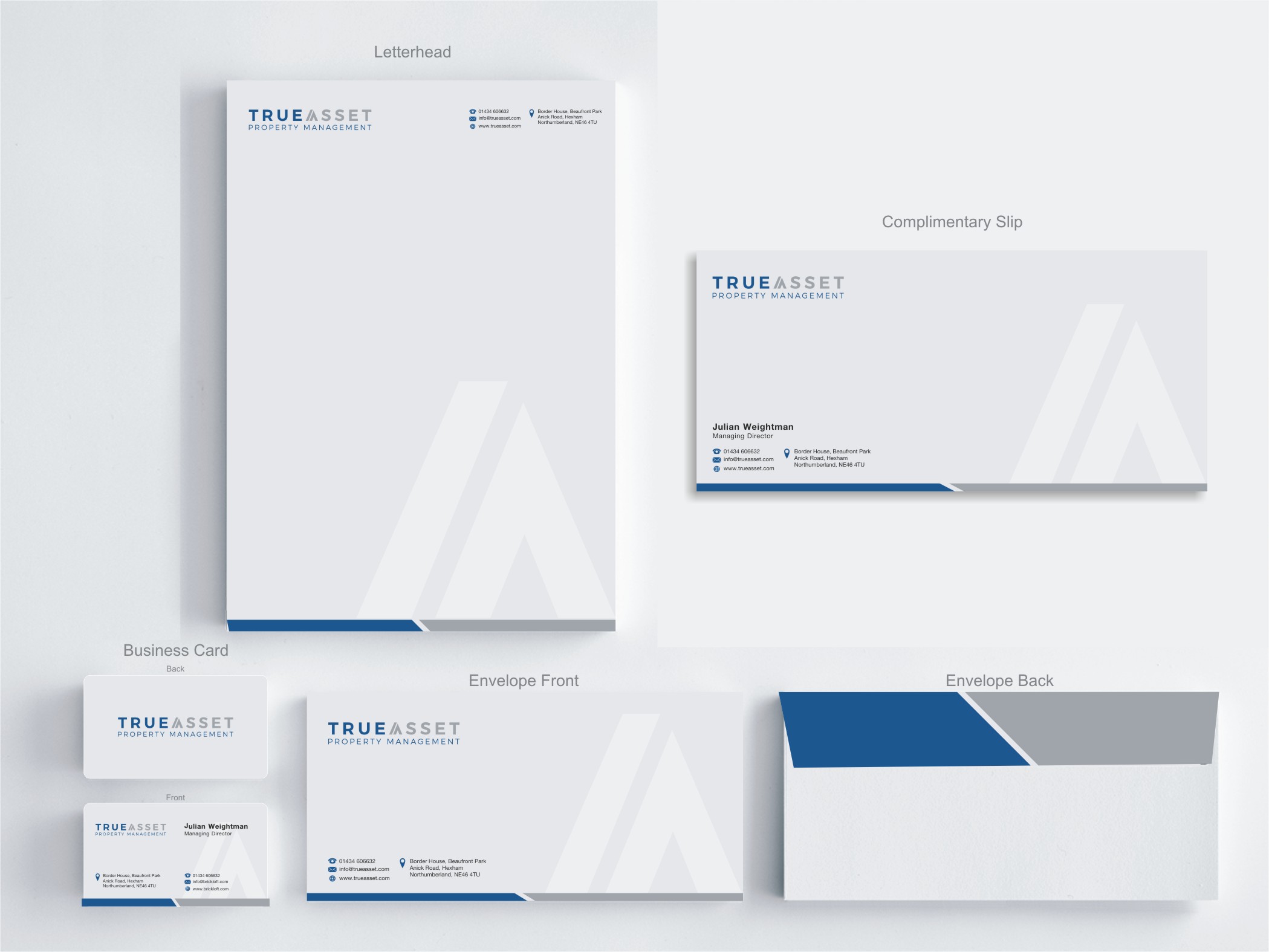 Stationery Design by Sushma for FlatRock Royalties  | Design #25567427