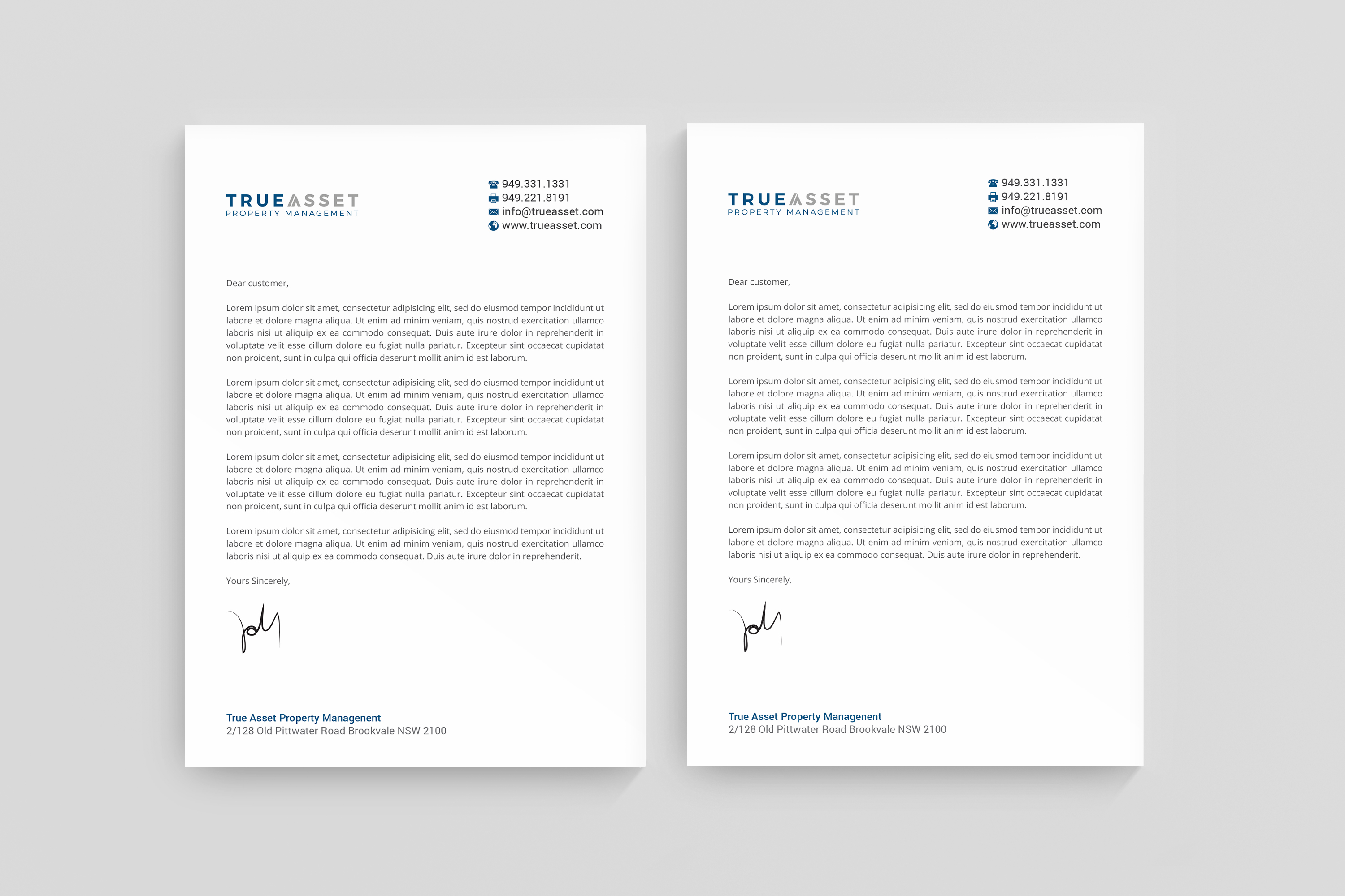 Stationery Design by R.design for FlatRock Royalties  | Design #25536990