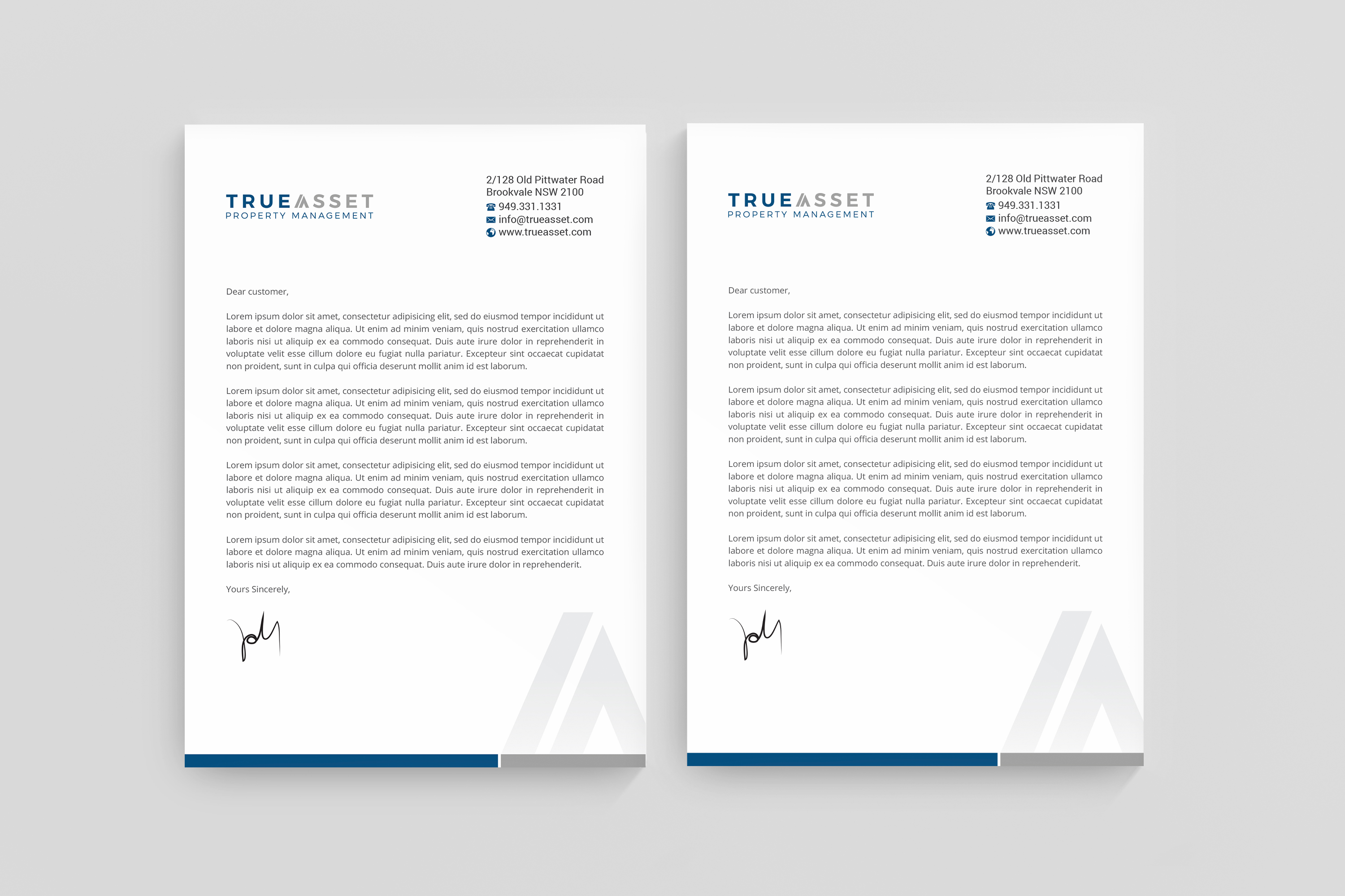 Stationery Design by R.design for FlatRock Royalties  | Design #25537061