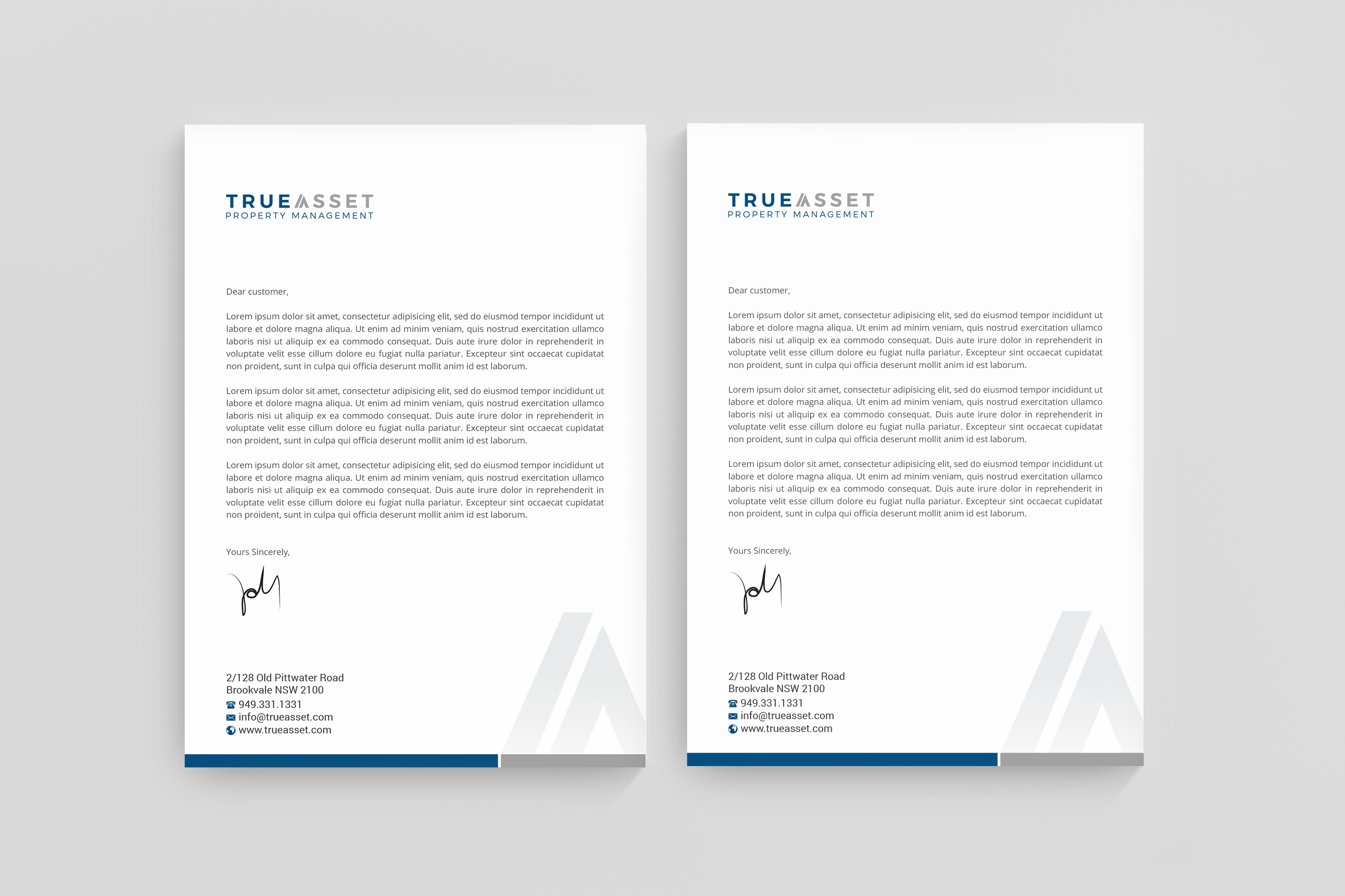 Stationery Design by R.design for FlatRock Royalties  | Design #25537111