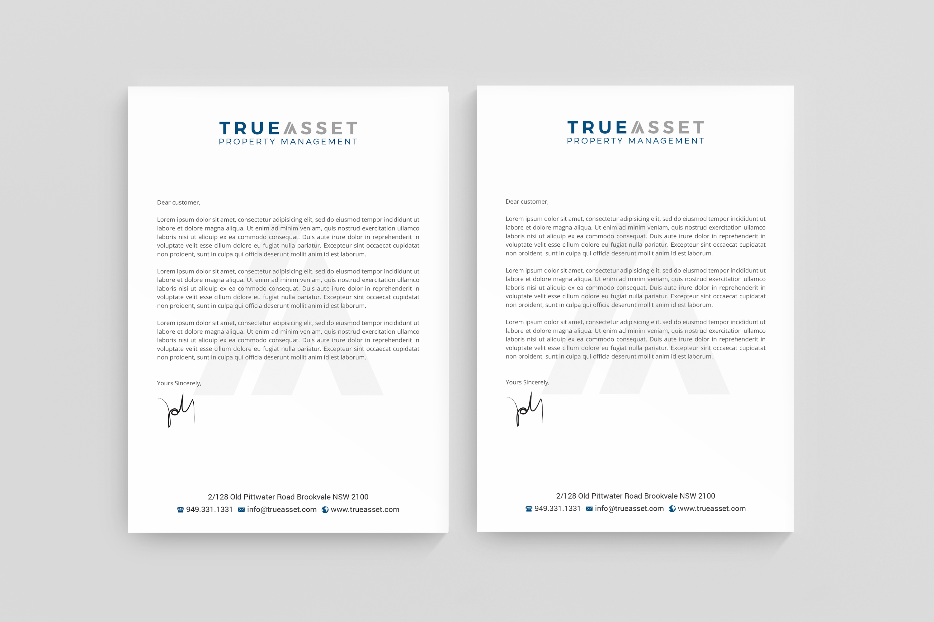 Stationery Design by R.design for FlatRock Royalties  | Design #25537135