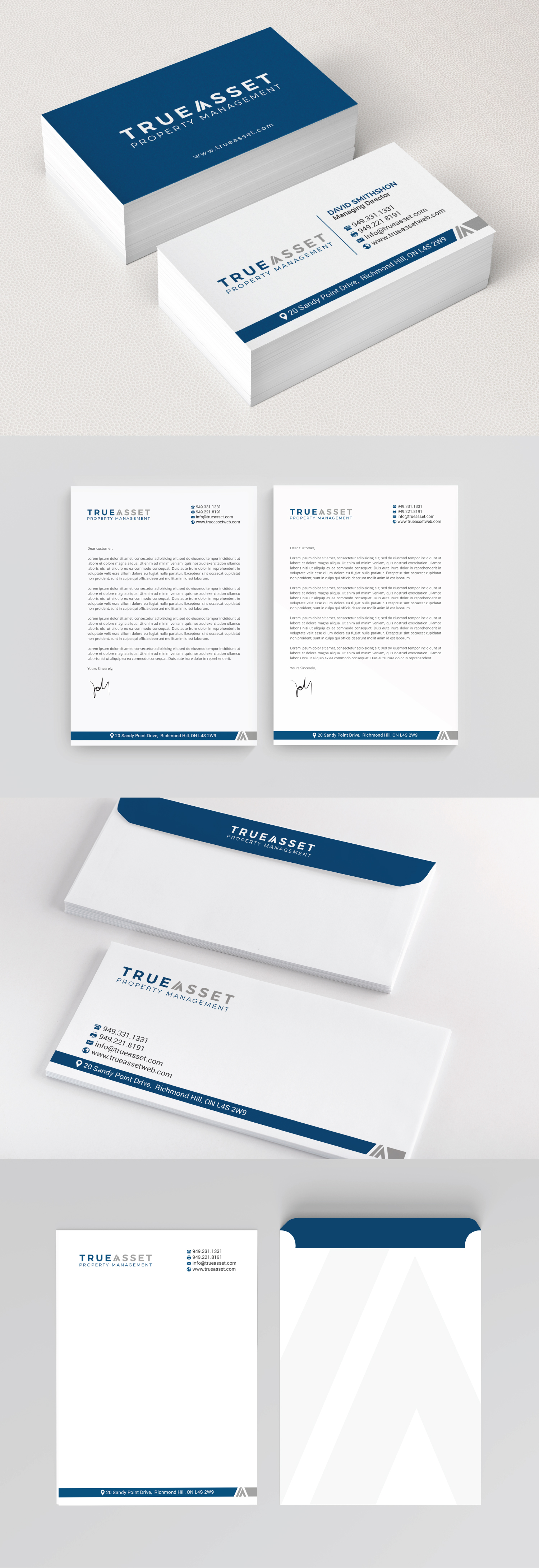 Stationery Design by R.design for FlatRock Royalties  | Design #25554939